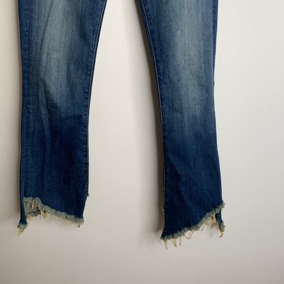 Veronica Beard Danni High-Rise-Kick-Flare Blue Jean Apollo Womens 25/0 - Picture 4 of 16